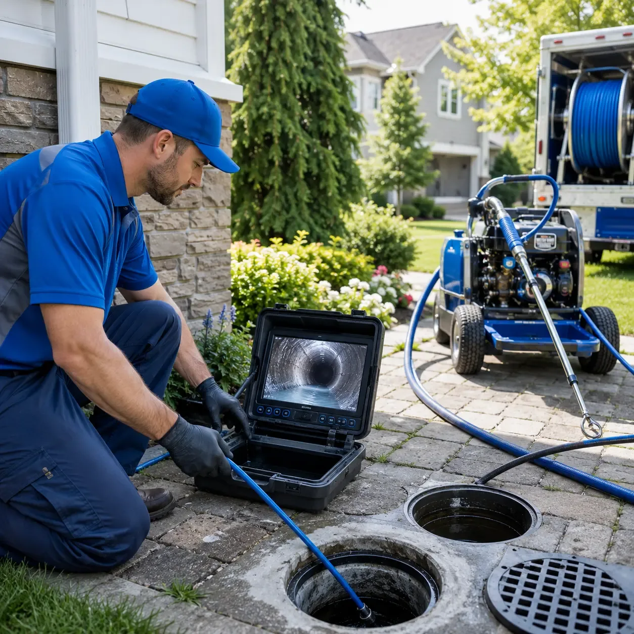 Outdoor drain cleaning professionals serving Lamoni, IA